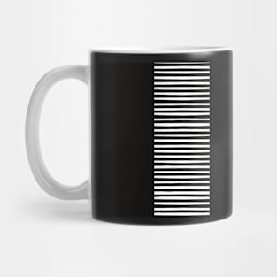 Black and white stripes effect Mug